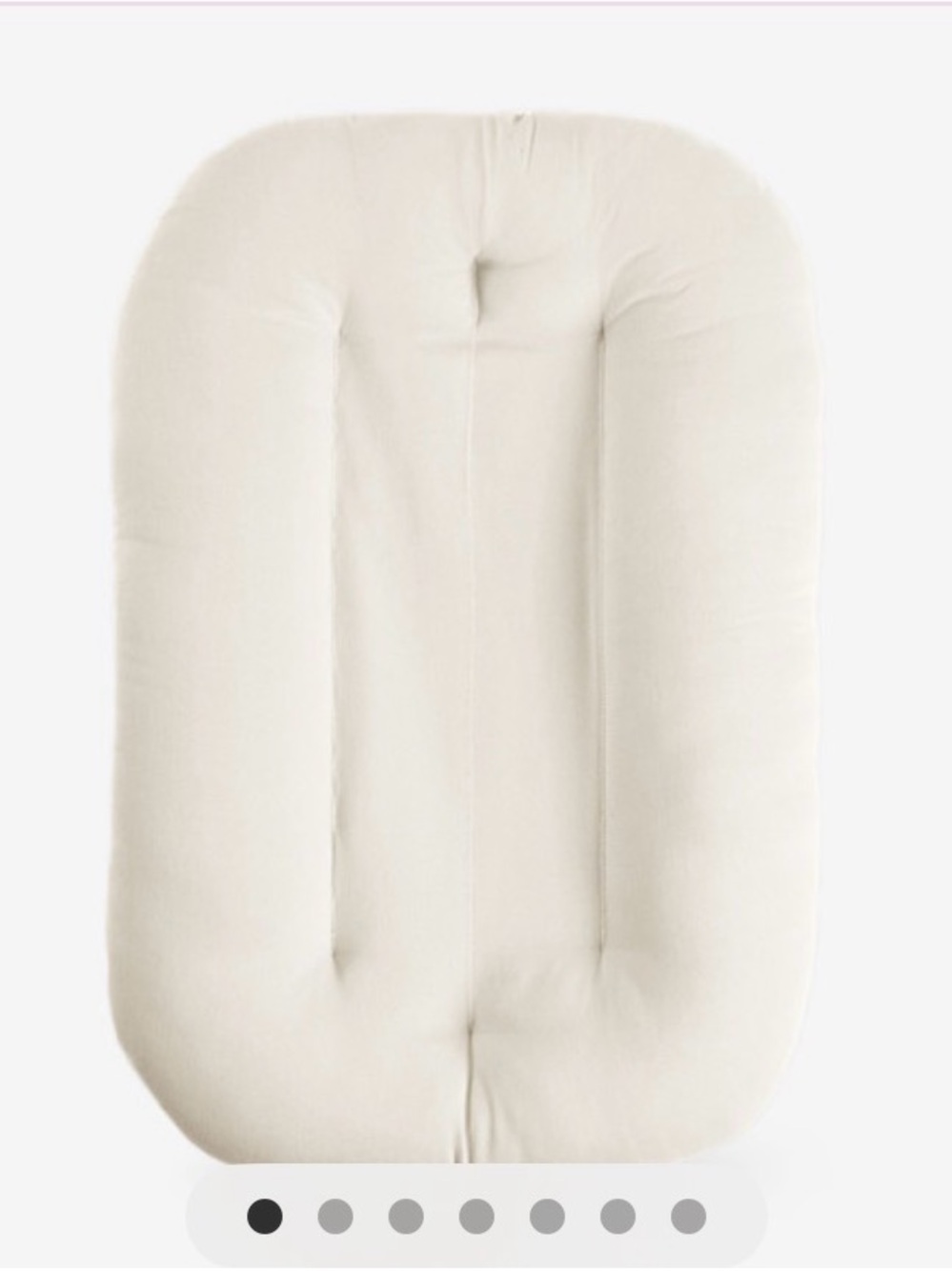 SnuggleMe Organic Lounger in Natural